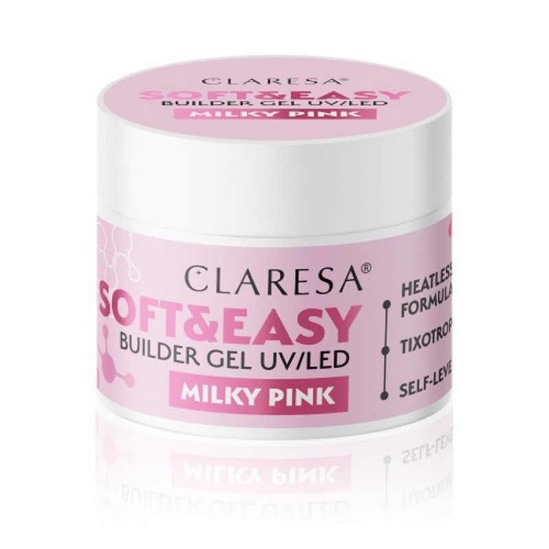 Claresa Soft&Easy Aufbaugel Milchrosa 12g