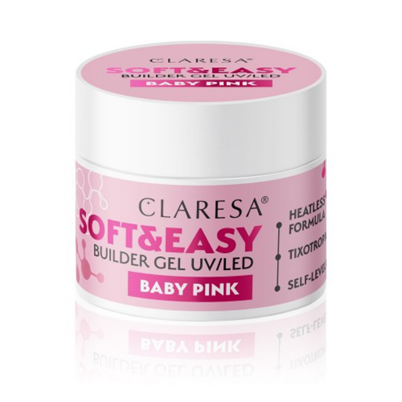 Claresa Aufbaugel Soft&Easy Gel Babyrosa 12g