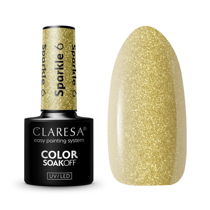 CLARESA Hybrid-Nagellack SPARKLE 6 -5g