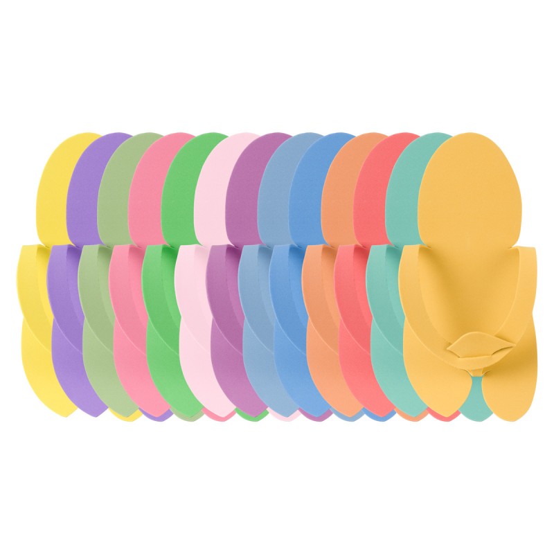 Einweg-Schaumstoff-Flip-Flops 10 Paar verschiedene Farben
