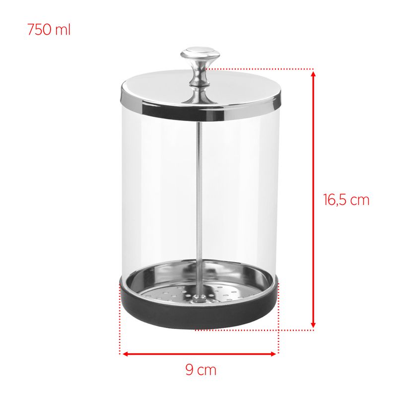 Glasbehälter zur Instrumentendesinfektion 750 ml