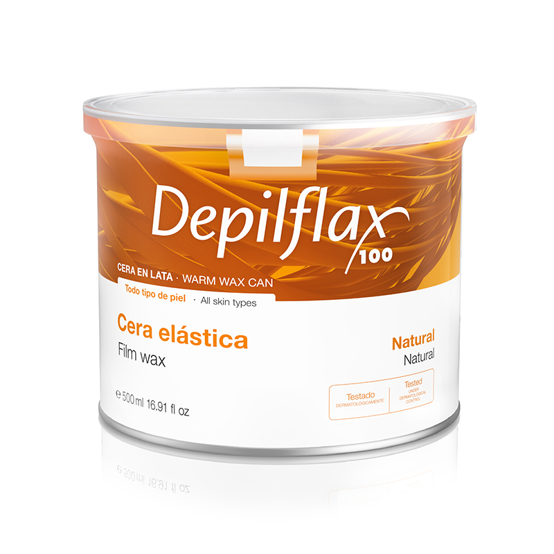 Depilflax 100 flexibles Enthaarungswachs Dose 500 ml natur