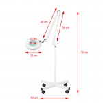 S4 LED-Lupenlampe + verstellbares LED-Stativ Lichtintensität