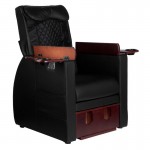 Azzurro 101 schwarzer Pediküre-Spa-Stuhl mit Rückenmassage